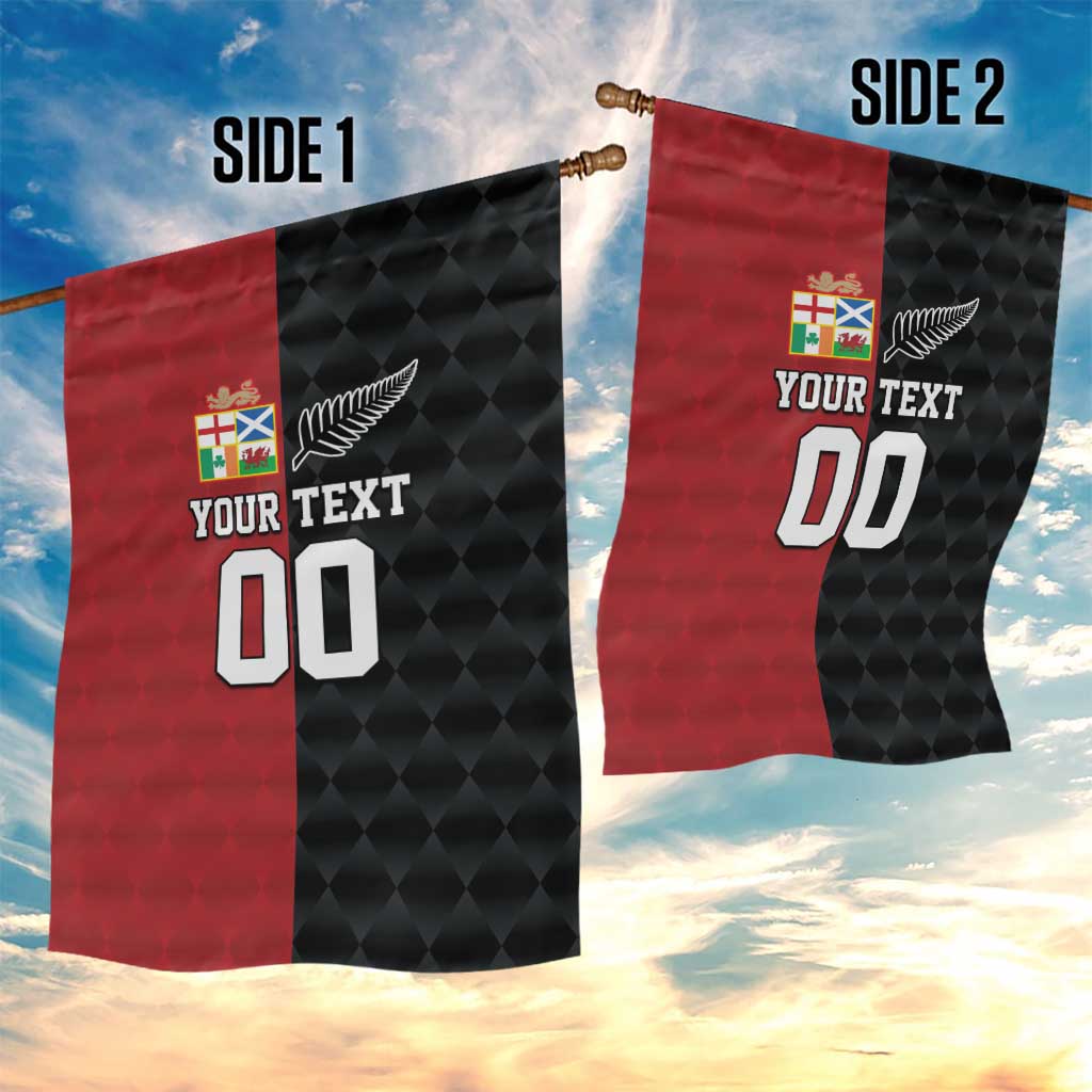 Custom British Lions New Zealand Garden Flag Sporty Style