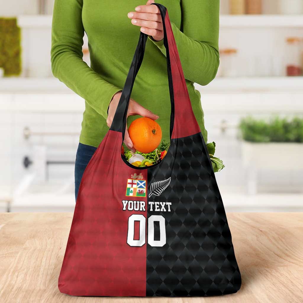 Custom British Lions New Zealand Grocery Bag Sporty Style
