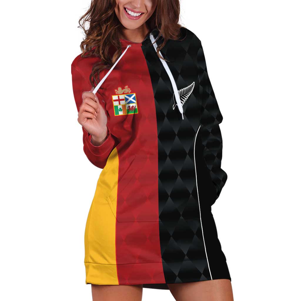 Custom British Lions New Zealand Hoodie Dress Sporty Style