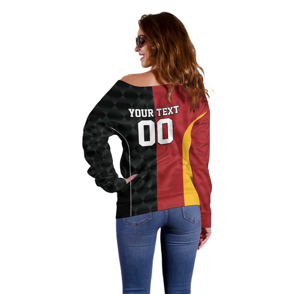 Custom British Lions New Zealand Off Shoulder Sweater Sporty Style LT9 - Polynesian Pride