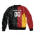 Custom British Lions New Zealand Sleeve Zip Bomber Jacket Sporty Style