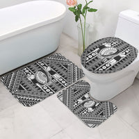 Fiji Custom Rugby National Heritage Bathroom Set Black Traditional Masi Inspired