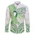 Its Okay Green Ribbon Personalised Family Matching Mermaid Dress and Hawaiian Shirt Polynesian Depression Awareness
