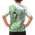 Its Okay Green Ribbon Personalised Family Matching Tank Maxi Dress and Hawaiian Shirt Polynesian Depression Awareness