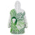 Its Okay Green Ribbon Personalised Wearable Blanket Hoodie Polynesian Depression Awareness