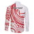 Know Your Status Red Ribbon Personalised Family Matching Mermaid Dress and Hawaiian Shirt Polynesian AIDS Awareness