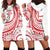 Know Your Status Red Ribbon Personalised Hoodie Dress Polynesian AIDS Awareness