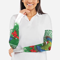 New Zealand Kea Bird Christmas Arm Sleeves Maori Inspired Knitted Patterns LT9 - Polynesian Pride