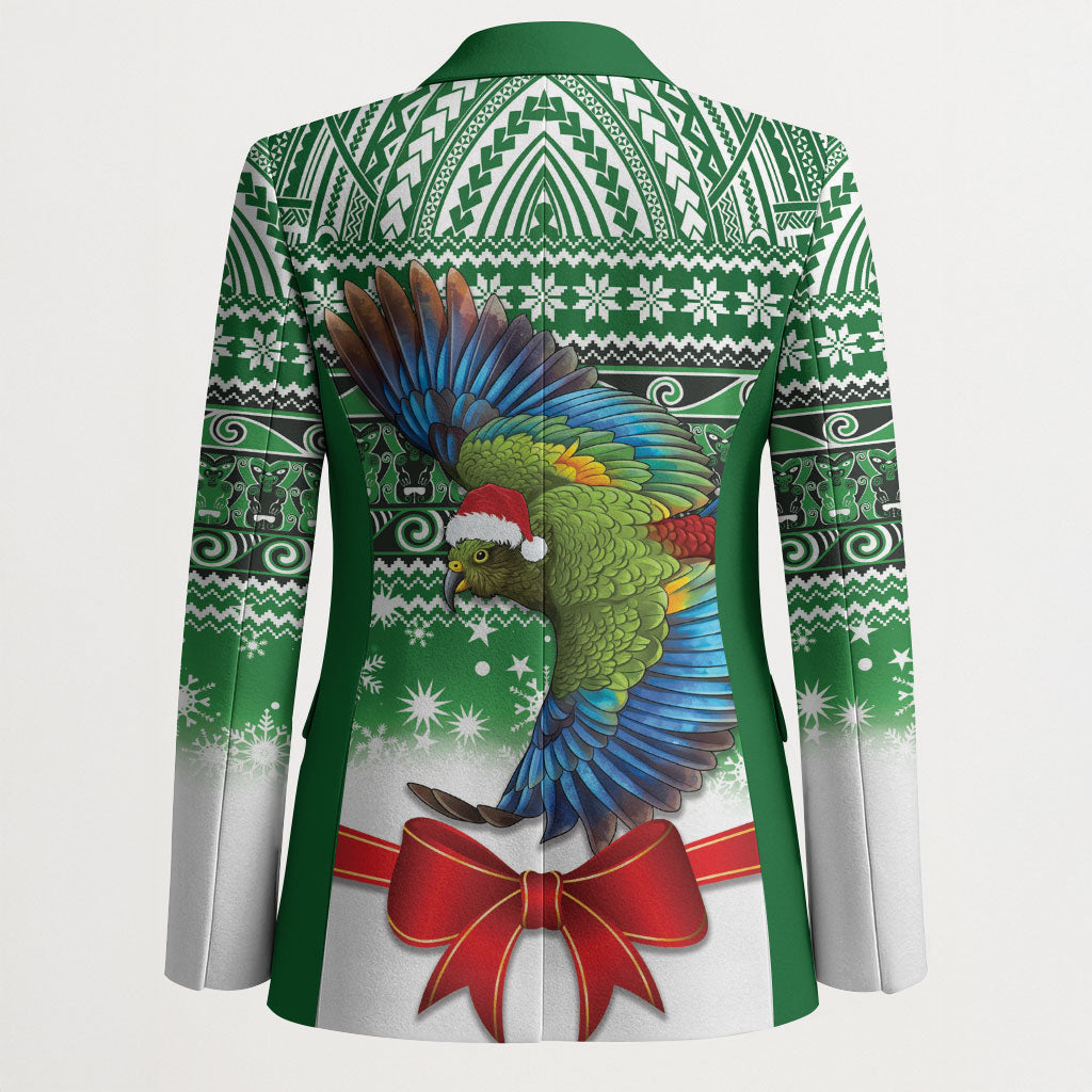 New Zealand Kea Bird Christmas Blazer Maori Inspired Knitted Patterns LT9 - Polynesian Pride