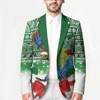 New Zealand Kea Bird Christmas Blazer Maori Inspired Knitted Patterns LT9 - Polynesian Pride