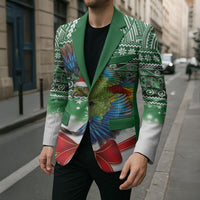 New Zealand Kea Bird Christmas Blazer Maori Inspired Knitted Patterns LT9 - Polynesian Pride
