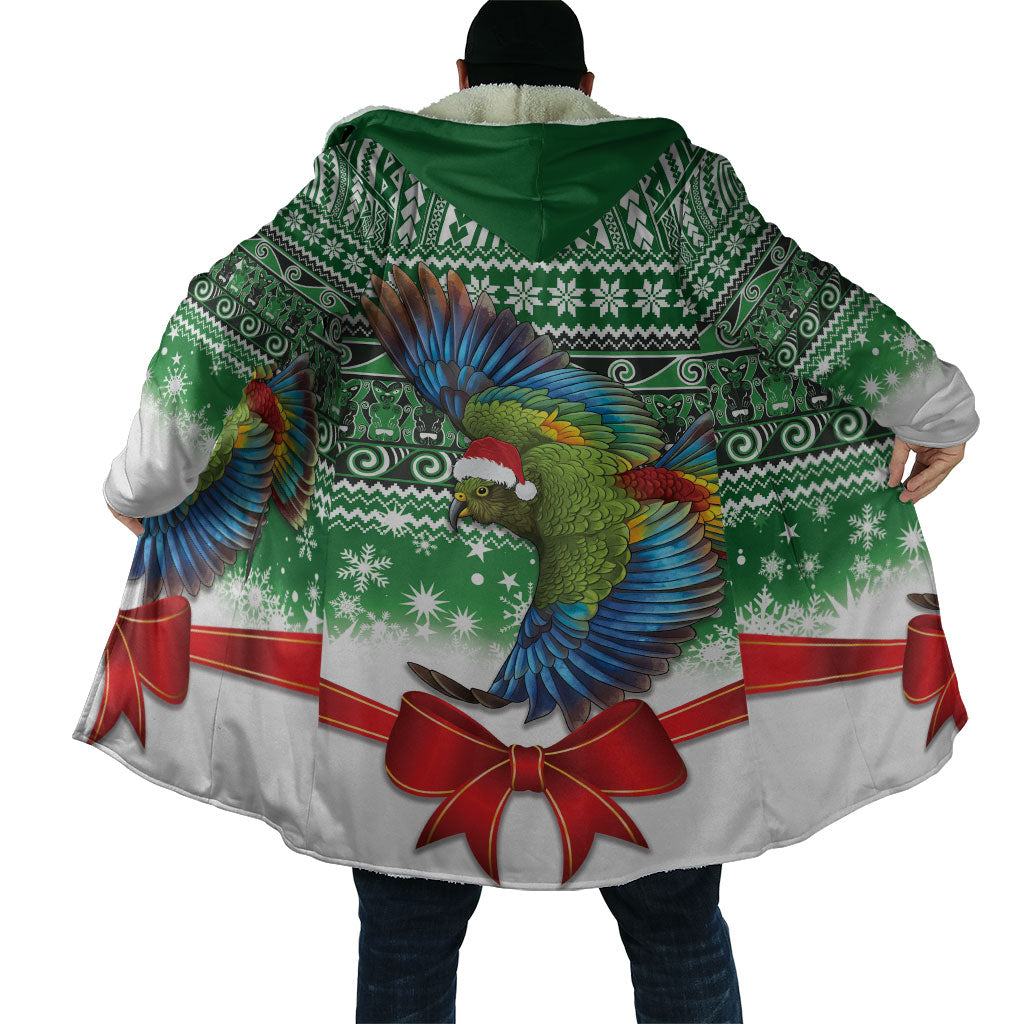 New Zealand Kea Bird Christmas Cloak Maori Inspired Knitted Patterns LT9 - Polynesian Pride