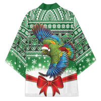 New Zealand Kea Bird Christmas Kimono Maori Inspired Knitted Patterns LT9 - Polynesian Pride