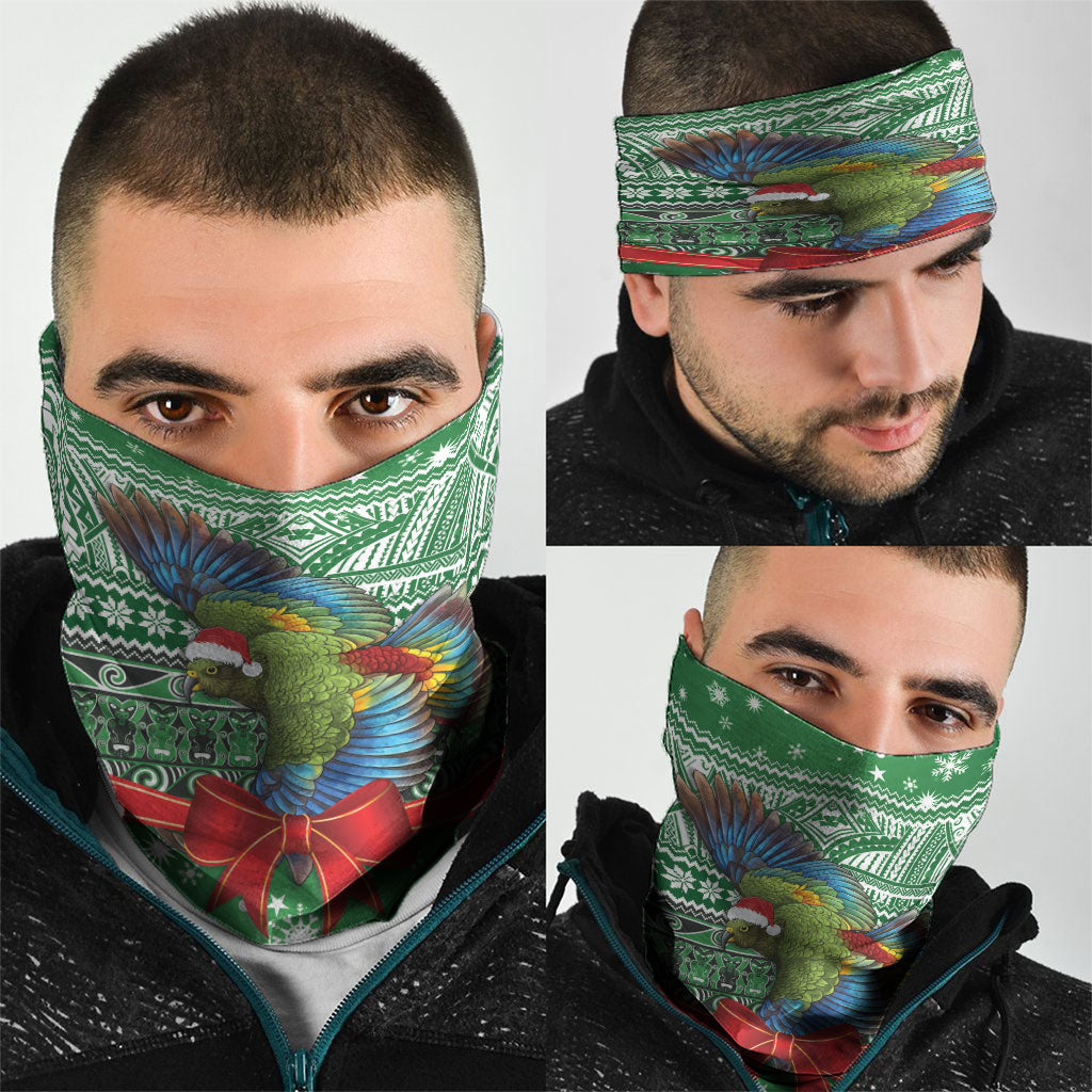 New Zealand Kea Bird Christmas Neck Gaiter Maori Inspired Knitted Patterns LT9 - Polynesian Pride