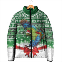 New Zealand Kea Bird Christmas Padded Jacket Maori Inspired Knitted Patterns LT9 - Polynesian Pride