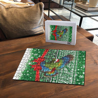 New Zealand Kea Bird Christmas Puzzle Maori Inspired Knitted Patterns LT9 - Polynesian Pride