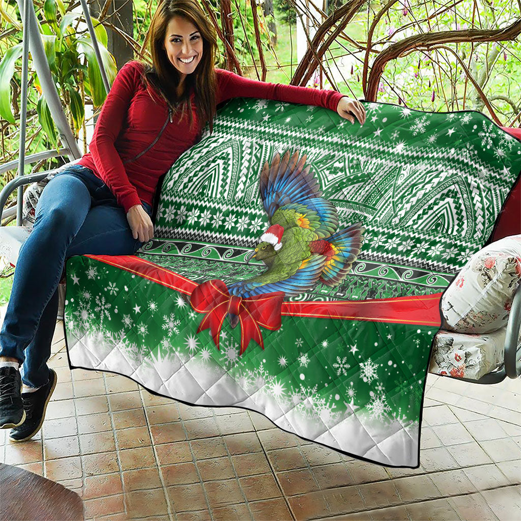 New Zealand Kea Bird Christmas Quilt Maori Inspired Knitted Patterns LT9 - Polynesian Pride
