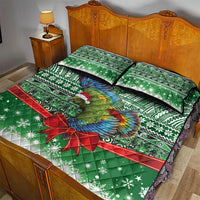 New Zealand Kea Bird Christmas Quilt Bed Set Maori Inspired Knitted Patterns LT9 - Polynesian Pride