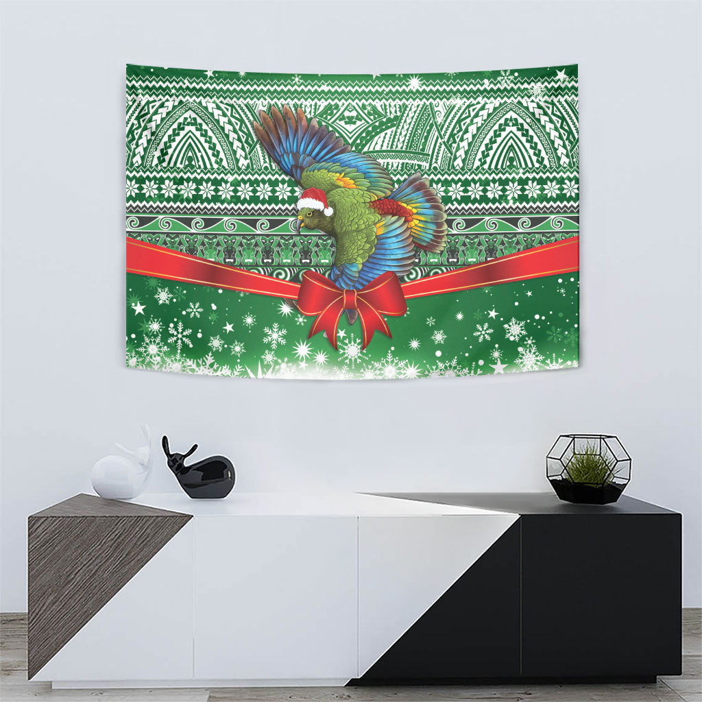New Zealand Kea Bird Christmas Tapestry Maori Inspired Knitted Patterns LT9 - Polynesian Pride