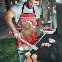 New Zealand Kekeno Seal Christmas Apron Maori Inspired Knitted Patterns LT9 - Polynesian Pride