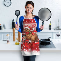New Zealand Kiwi Bird Christmas Apron Maori Inspired Knitted Patterns LT9 - Polynesian Pride