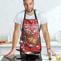 New Zealand Kiwi Bird Christmas Apron Maori Inspired Knitted Patterns LT9 - Polynesian Pride