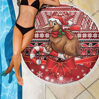 New Zealand Kiwi Bird Christmas Beach Blanket Maori Inspired Knitted Patterns LT9 - Polynesian Pride