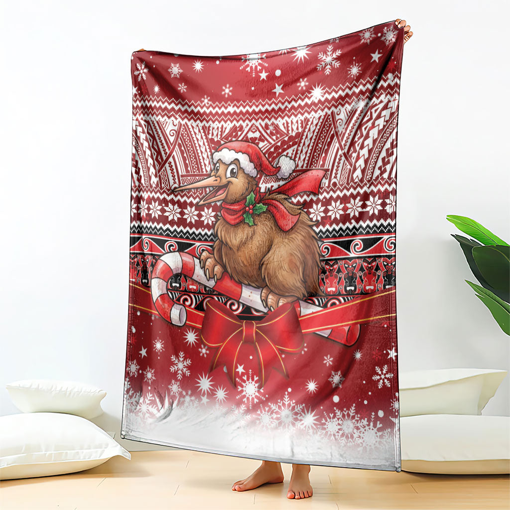 New Zealand Kiwi Bird Christmas Blanket Maori Inspired Knitted Patterns LT9 - Polynesian Pride