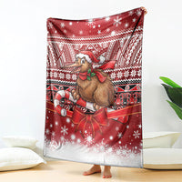 New Zealand Kiwi Bird Christmas Blanket Maori Inspired Knitted Patterns LT9 - Polynesian Pride