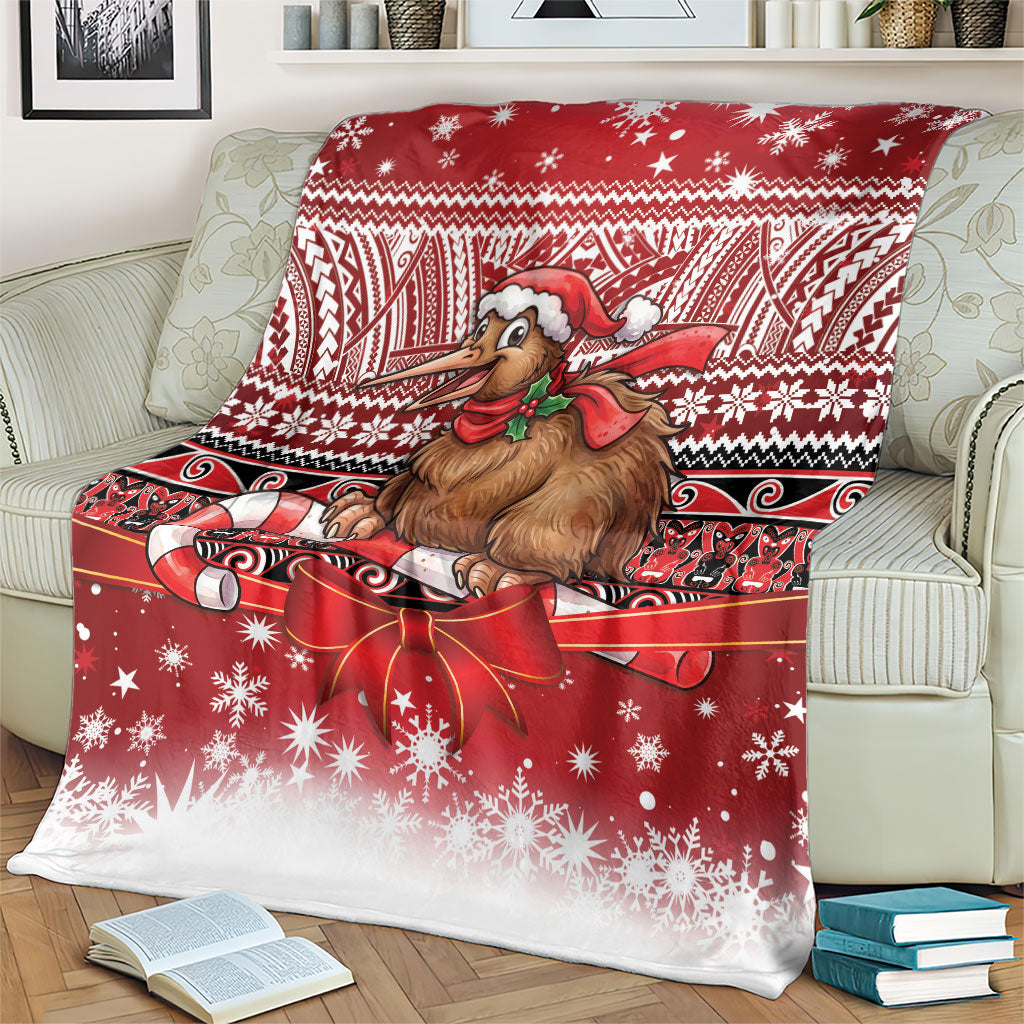 New Zealand Kiwi Bird Christmas Blanket Maori Inspired Knitted Patterns LT9 - Polynesian Pride