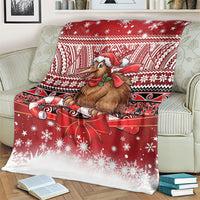 New Zealand Kiwi Bird Christmas Blanket Maori Inspired Knitted Patterns LT9 - Polynesian Pride
