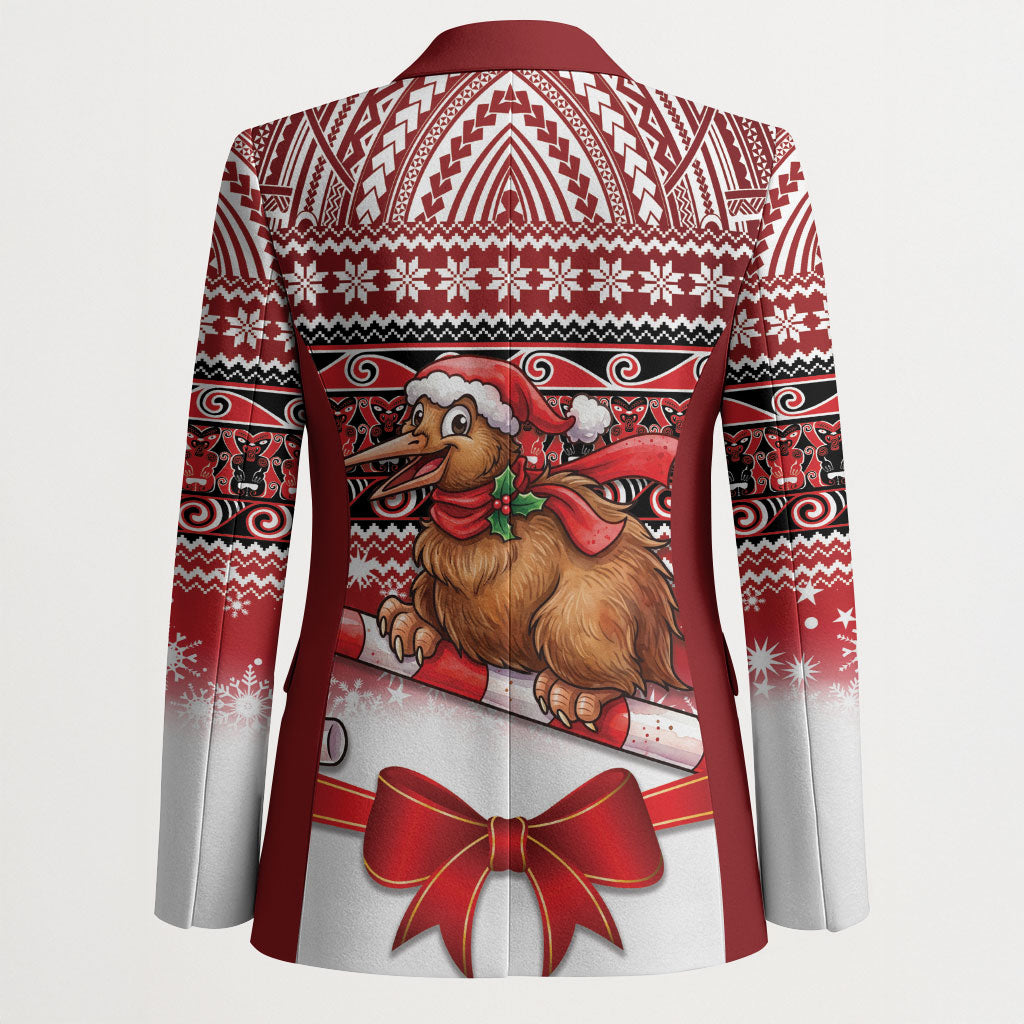 New Zealand Kiwi Bird Christmas Blazer Maori Inspired Knitted Patterns LT9 - Polynesian Pride