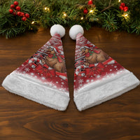 New Zealand Kiwi Bird Christmas Santa Hat Maori Inspired Knitted Patterns LT9 - Polynesian Pride