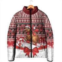 New Zealand Kiwi Bird Christmas Padded Jacket Maori Inspired Knitted Patterns LT9 - Polynesian Pride