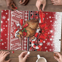 New Zealand Kiwi Bird Christmas Puzzle Maori Inspired Knitted Patterns LT9 - Polynesian Pride