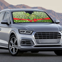New Zealand Tuatara Christmas Auto Sun Shade Maori Inspired Knitted Patterns LT9 - Polynesian Pride