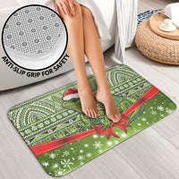 New Zealand Tuatara Christmas Bathroom Set Maori Inspired Knitted Patterns LT9 - Polynesian Pride