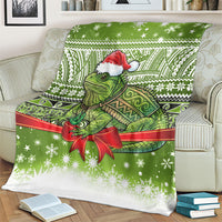 New Zealand Tuatara Christmas Blanket Maori Inspired Knitted Patterns LT9 - Polynesian Pride