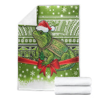 New Zealand Tuatara Christmas Blanket Maori Inspired Knitted Patterns LT9 - Polynesian Pride