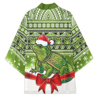 New Zealand Tuatara Christmas Kimono Maori Inspired Knitted Patterns LT9 - Polynesian Pride