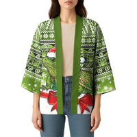 New Zealand Tuatara Christmas Kimono Maori Inspired Knitted Patterns LT9 - Polynesian Pride