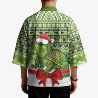 New Zealand Tuatara Christmas Kimono Maori Inspired Knitted Patterns LT9 - Polynesian Pride