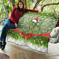 New Zealand Tuatara Christmas Quilt Maori Inspired Knitted Patterns LT9 - Polynesian Pride