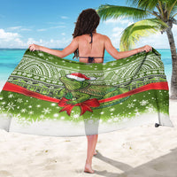 New Zealand Tuatara Christmas Sarong Maori Inspired Knitted Patterns LT9 - Polynesian Pride