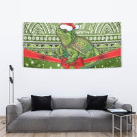New Zealand Tuatara Christmas Tapestry Maori Inspired Knitted Patterns LT9 - Polynesian Pride