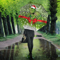 New Zealand Tuatara Christmas Umbrella Maori Inspired Knitted Patterns LT9 - Polynesian Pride