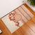 Fiji Tagimoucia Flower With Tapa Tribal Rubber Doormat Beige Color LT9 Beige - Polynesian Pride