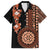 Fiji Tagimoucia Flower With Tapa Tribal Hawaiian Shirt Brown Color LT9 Brown - Polynesian Pride