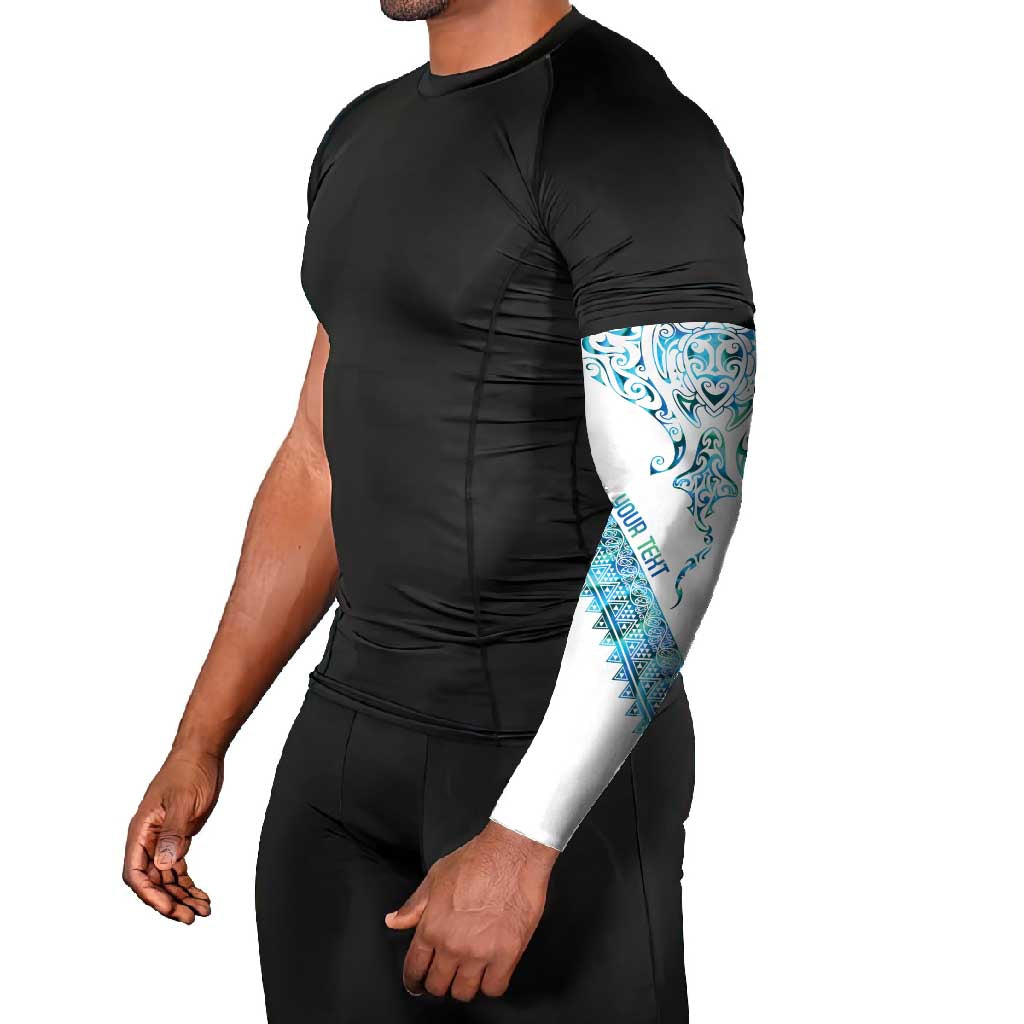 Kahui Whetu Paua shell Kowhaiwhai Taniko Personalised Arm Sleeves Manta Ray Shark-Turtle Maori Tribal Style LT9 - Polynesian Pride