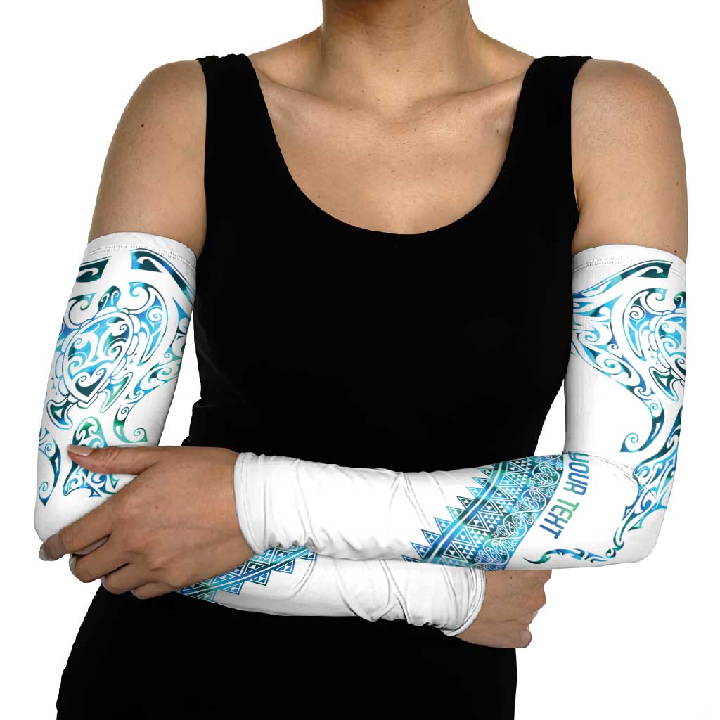 Kahui Whetu Paua shell Kowhaiwhai Taniko Personalised Arm Sleeves Manta Ray Shark-Turtle Maori Tribal Style LT9 - Polynesian Pride